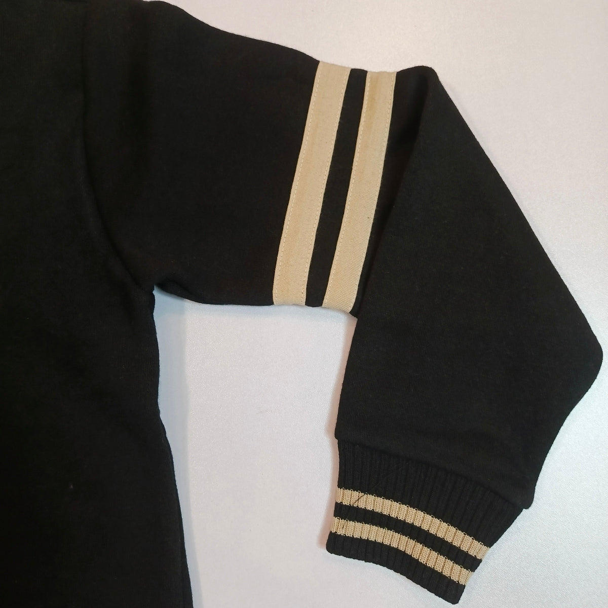 Boys' Heavyweight Winter  Black Polo Sweatshirt