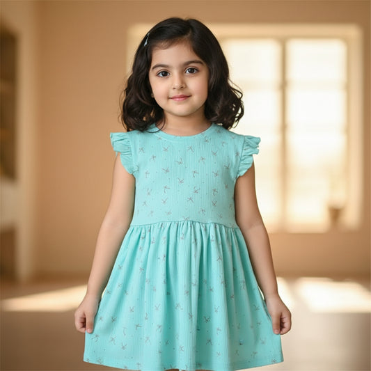 LC WAIKIKI Girls  Printed Butterfly frock