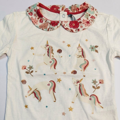 Full Sleeves Magical Unicorn Collar Top