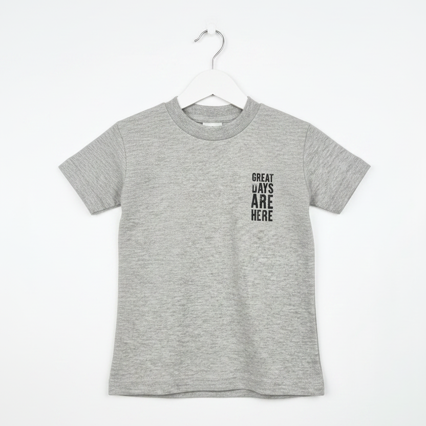 Great Days Slogan - Minoti Tee – Grey