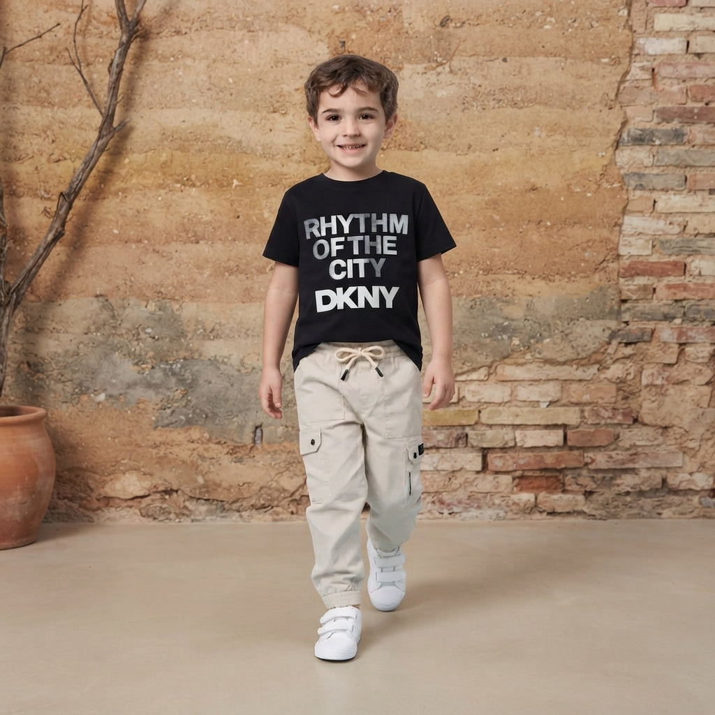 Boys 2 piece Set - DKNY & Redtag Urban Rhythm Cargo Outfit