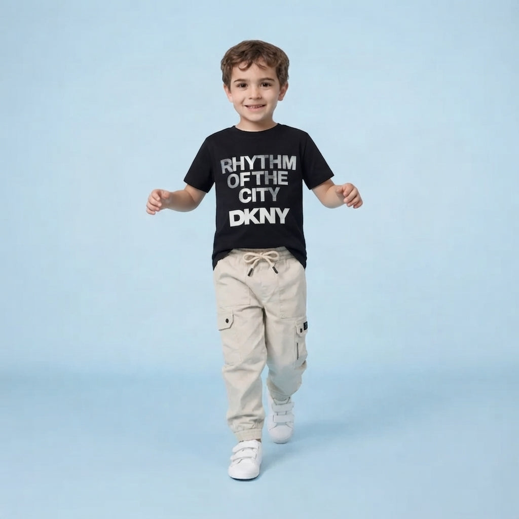 Boys 2 piece Set - DKNY & Redtag Urban Rhythm Cargo Outfit