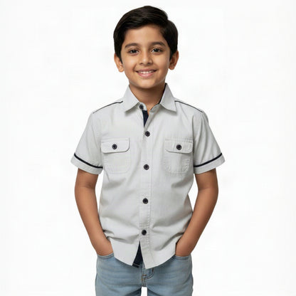 Little's Cotton half sleeve -Casual Shirt