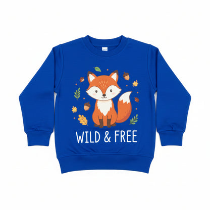 Wild & Free Royal Blue girls Winter Tracksuit Set