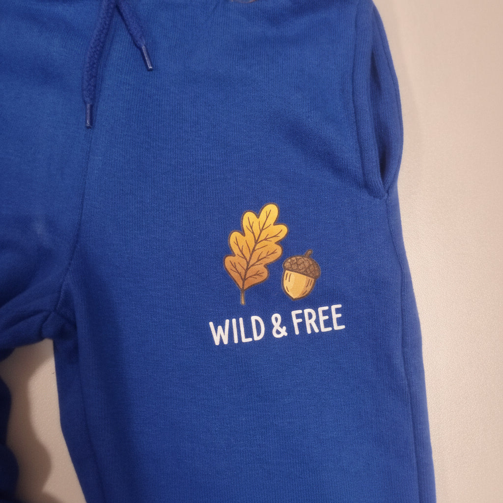 Wild & Free Royal Blue girls Winter Tracksuit Set