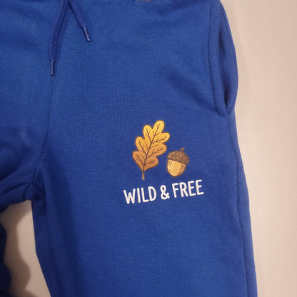 Wild & Free Royal Blue girls Winter Tracksuit Set