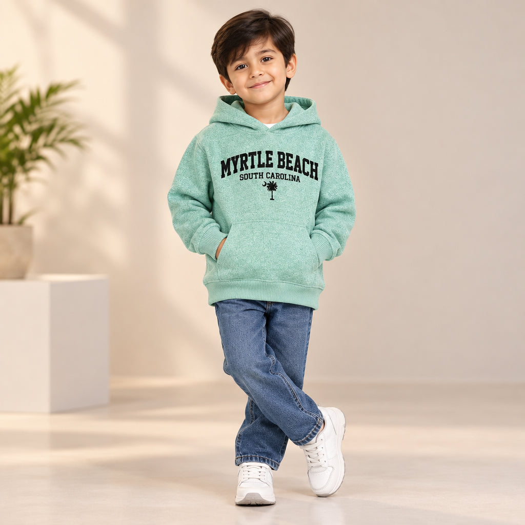 Pacific Coast - Cotton thermal' "Myrtle Beach" Premium Knit Hoodie