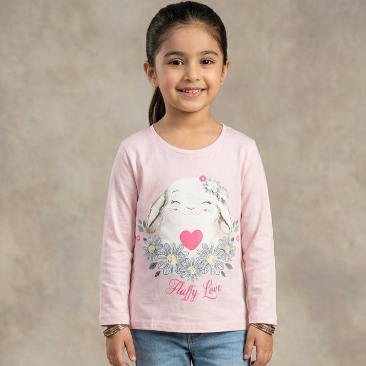 Fluffy Love Bunny T-Shirt