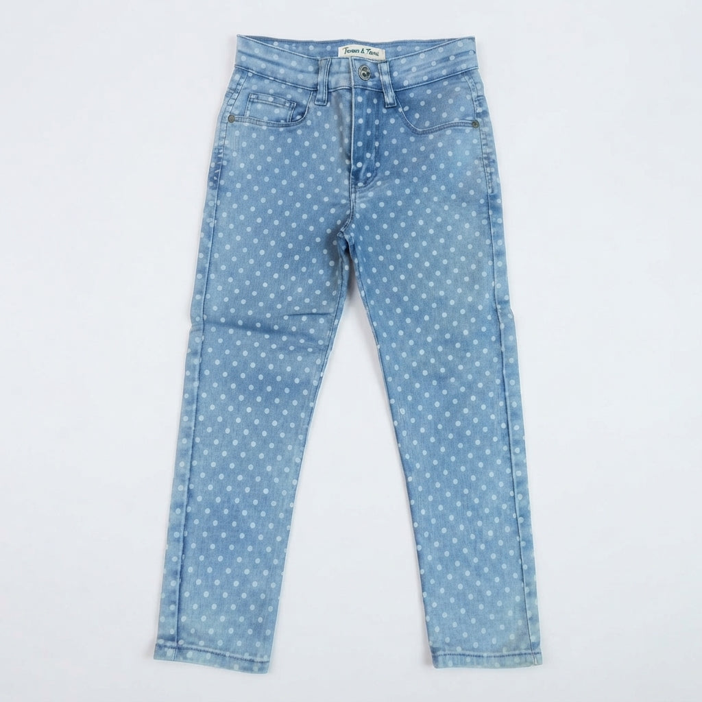 Girls 2 piece Set - Playful Scoops & Dots Outfit