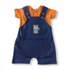 Mayoral - Zebra Print Dungarees & T-Shirt Set