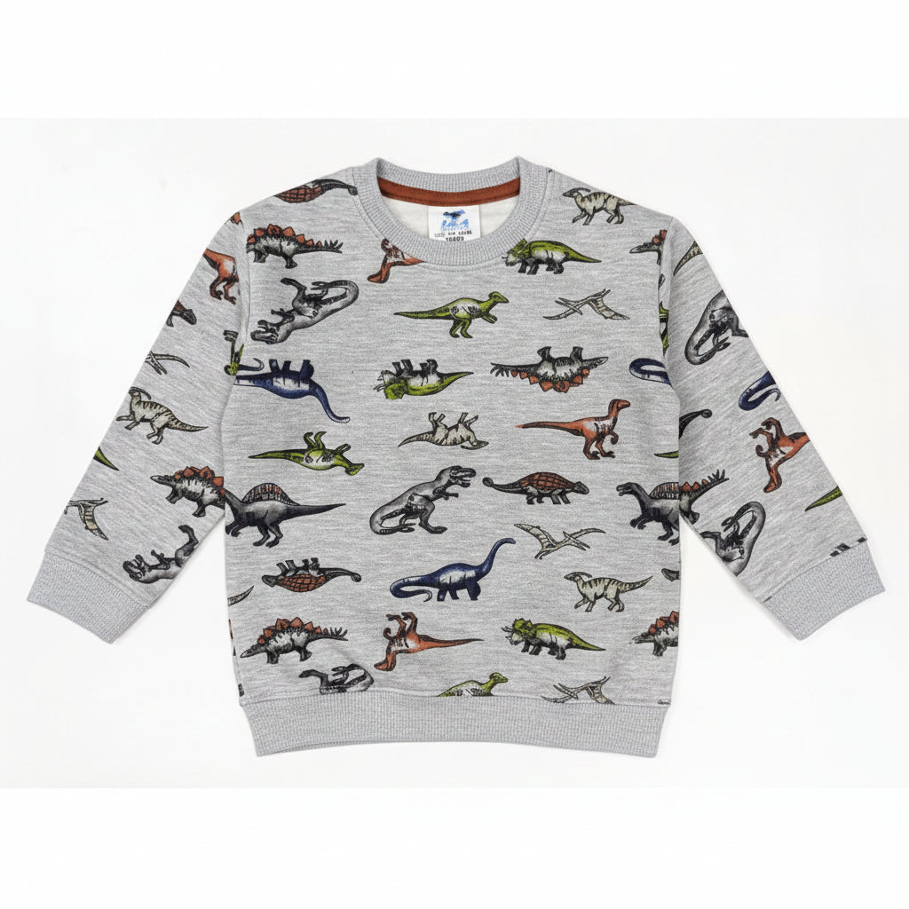 "Dino Roar" Winter Fleece Sweatshirt