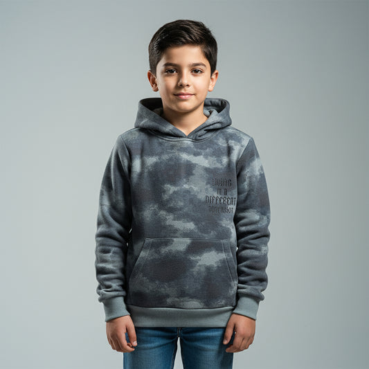 Different Dimension Tie-Dye Kids Hoodie