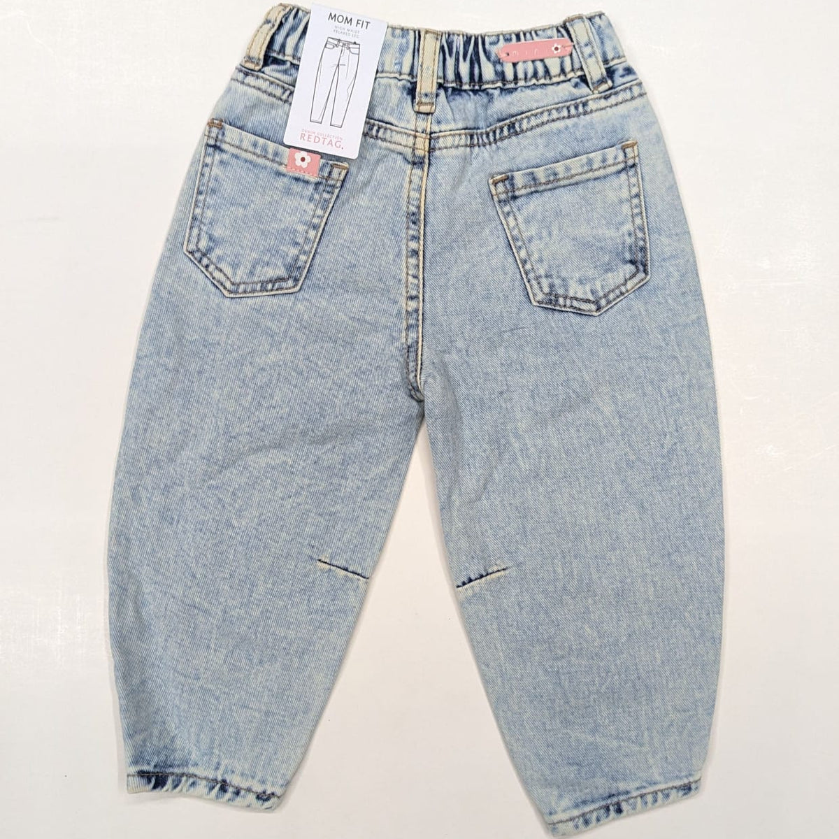 Redtag Baby Girls’ Light Blue Denim Jeans