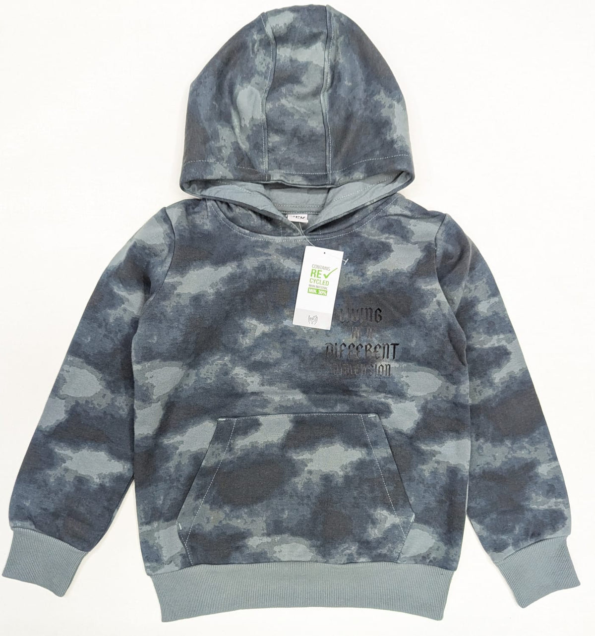 Different Dimension Tie-Dye Kids Hoodie